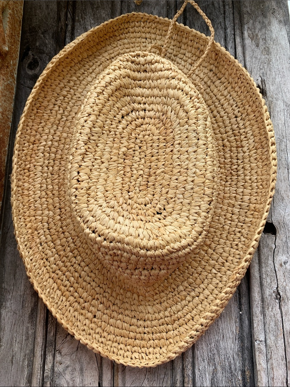 Scala Raffia Straw Hat with Raffia String Bow - Picture 9 of 11